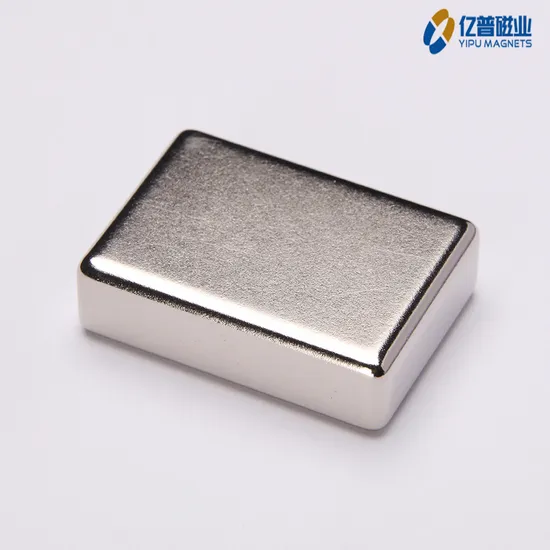 Professional Supplier of High Performance Customization Rare Earth Powerful Industrial Permanent Neodymium Cylinder Nickel Coating N52 Block NdFeB Magnet