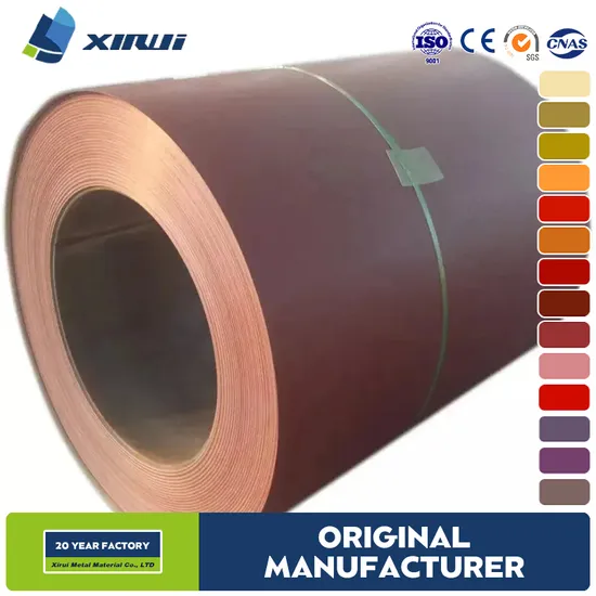1100 3003 3105 5052 Pre-Coated Aluminium Coil PVDF PE HDP ACP Embossed Decorative Colour Coated Aluminum Panel for Building Material