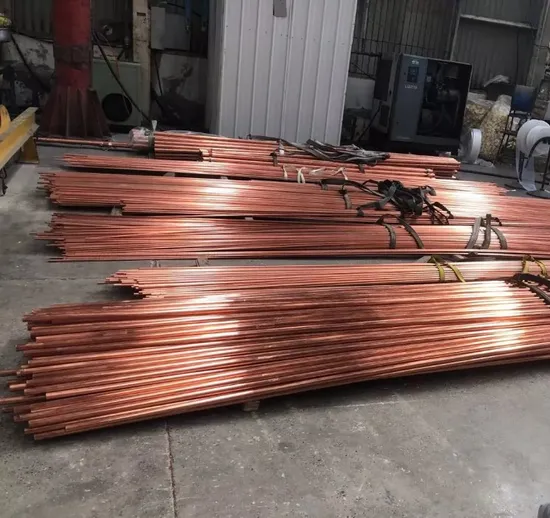 ASTM B152 B25 C1200/C1100 Round Copper Rod En14306 Solid Copper Rod High Purity Copper Rod