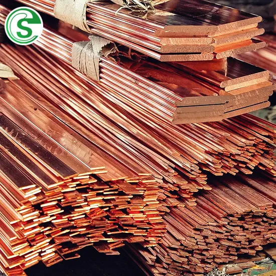 Red Copper Row Pipe Copper Bar Wire Size Customized Available