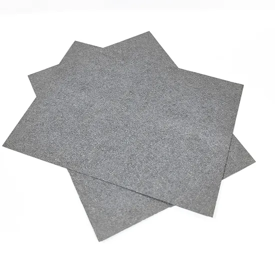 Industrial Grade Titanium Sintered Felt 50-90% Porosity Titanium Fiber Felt for Aerospace & Medical Filters