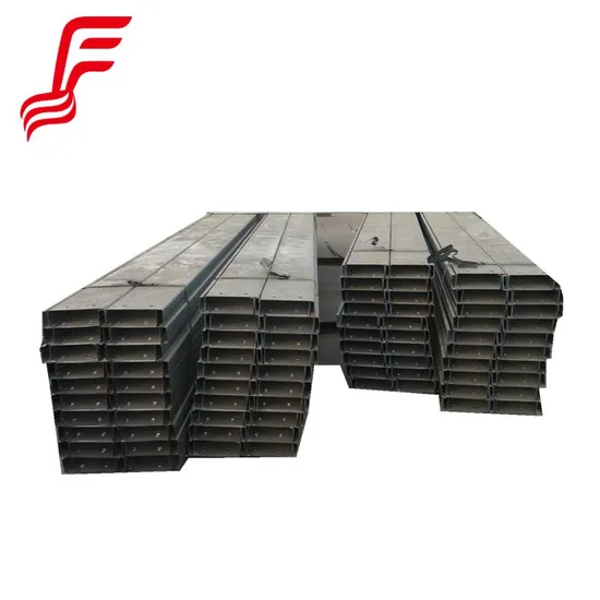 Q235B Gi Steel Channel Galvanized C Channel for Transportation