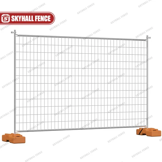 Removable Temporary Galvanized Crowd Control Barrier Australia Standard Portable Construction Site Fence Welded Metal Temporary Fence