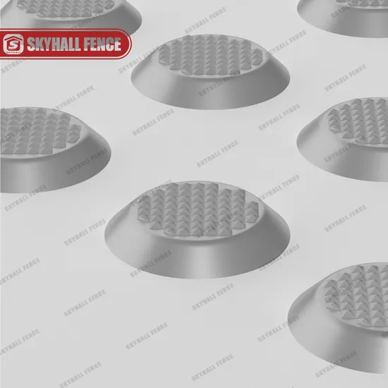 Anti Slip Stainless Steel Tactile Warning Strips and Studs for Bus Stops Train Stations Pedestrian Crossing Areas