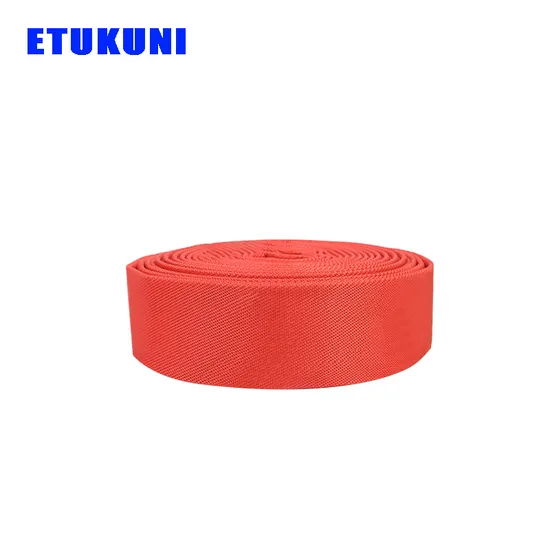 Manufacturers of Fire Fighting Equipment Marine Fire Rubber Layflat Hose Reel with a Special Rubber Lining