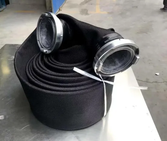 Flexible Water Delivery Canvas Fabric Fire Hydrant Hose Gold Mining Hose