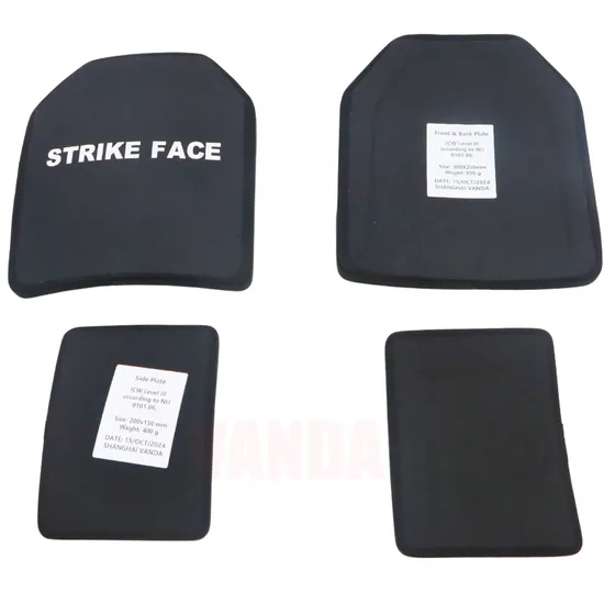 Silicon Carbide Ceramic PE Plate Body Armor