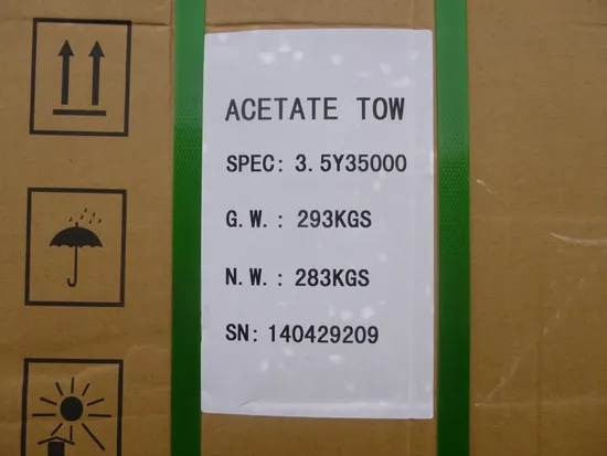 Cellulose Acetate 100% Tow for Cigarette Filter Rods Fiber