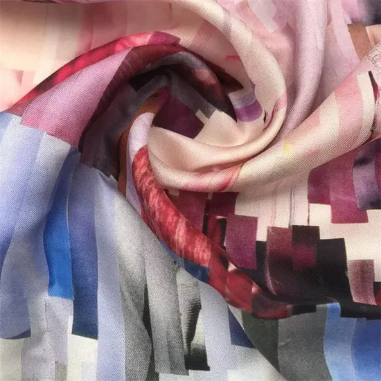 Yigao Textile 180*70cm Real Silk Digital Printing Scarf Fabric
