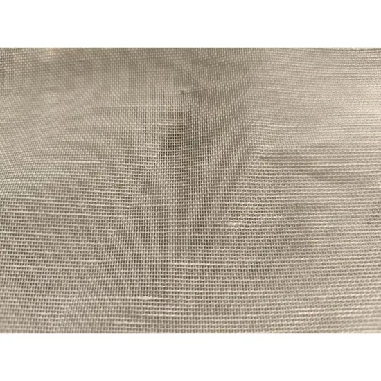 Highly Welcome Silk Linen Mesh Organza Tulle Sustainable Luxurious Comfort Silk Fabric for Apparel
