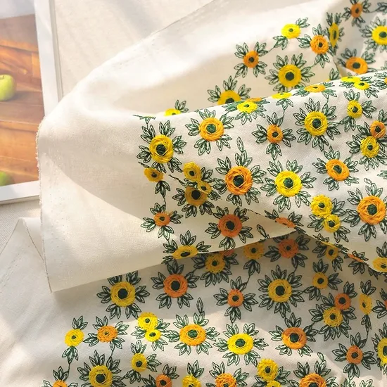 Premium Cotton Embroidered Lace Trim for Stylish Garments