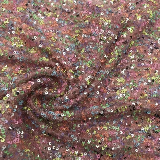Yigao Textile Sequin Fabric Shiny Sequins Fashion Garments Accessories Fabric