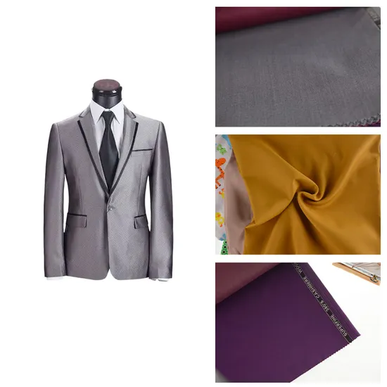 180/210/260/290/340G/M Tr Fabric Polyester Viscose Fabric Plain Twill Tartan Suiting