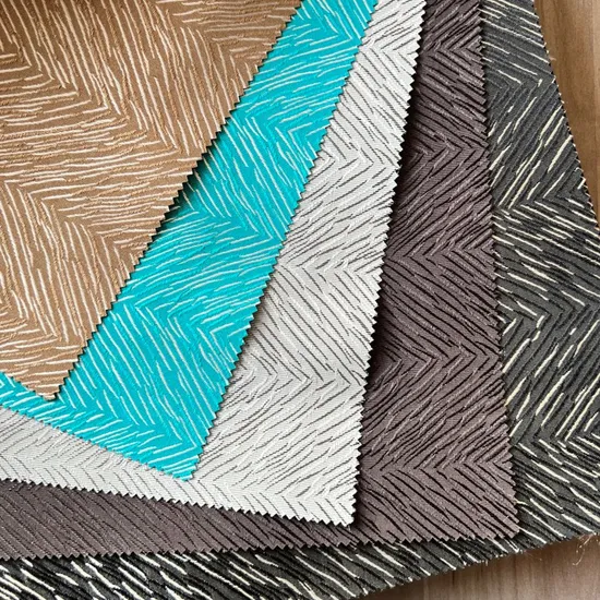 Herringbone Pattern Jacquard Fabric for Curtain Pillow Sofa Table