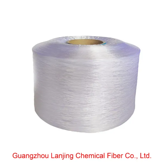 European Standard Bleached 100-3000d Polypropylene Yarn for Webbing,
