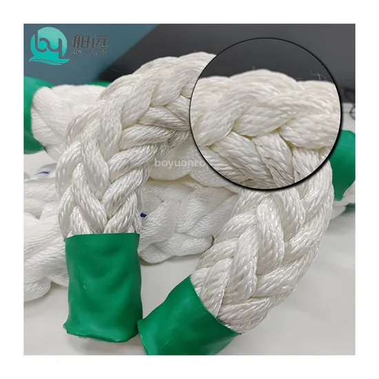 Double Braided Docking Dacron Polyester Rope Manufacturers Polyester Mooring Marine Anchor Rope