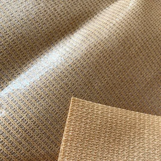 Beige Waterproof Shade Net Carport Net Mesh Tarps UV Shade Cloth