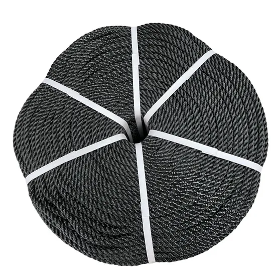 3/8′′ X 600′ Poly Rope with Black Color