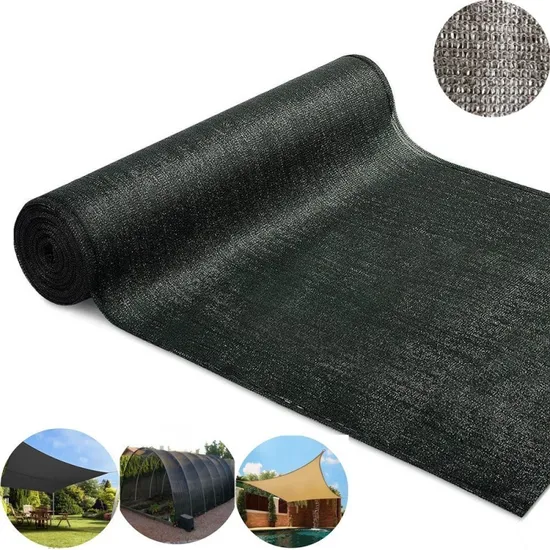 Wholesale Hot Selling HDPE 30-300g Dark Green Sun Shade Cloth for Agriculture Greenhouse Shade Net