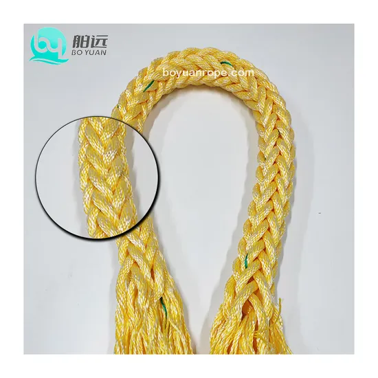 40mm 56mm 74mm 8 Strand PP&Polyester Mixed Mooring Rope 220m