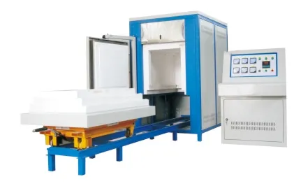 High Temperature Trolley Type Electric Annealing Furnace Forsteel Rolling Touch Screen Trolley Furnace Vf-16zm