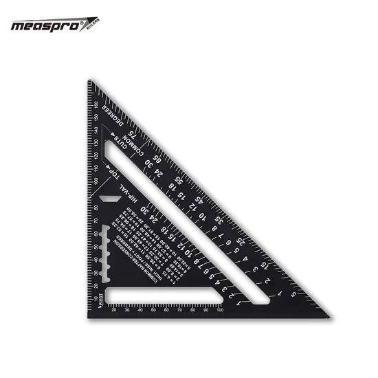 Level & Tool Aluminum Rafter Metric 180mm Quick Carpenter Measuring Device Triangle Square