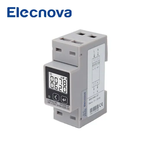 CE Approval DIN-Rail Mounted 1p2w Direct Input EV Home Charger Energy Meter