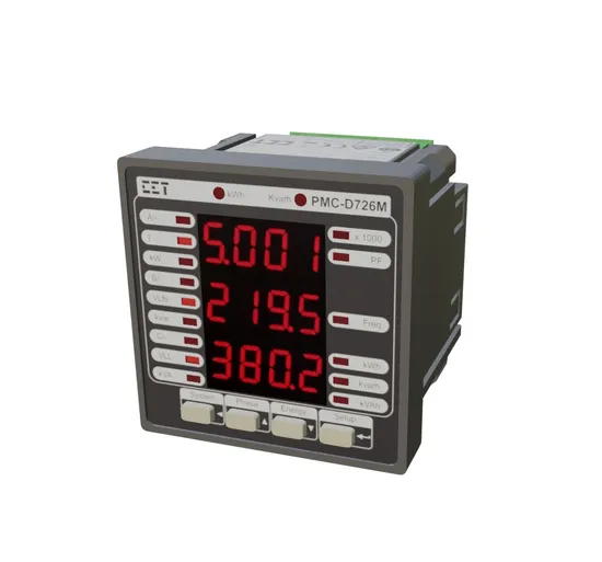 PMC-D726M Three-Phase Multifunction Power Energy Meter LED RS-485 Modbus RTU Pulse Output