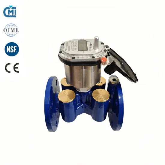 MID/OIML DN50-DN600 Ultrasonic Water Meter/Flowmeter with IP68 DIN/ANSI Flange R500 T50