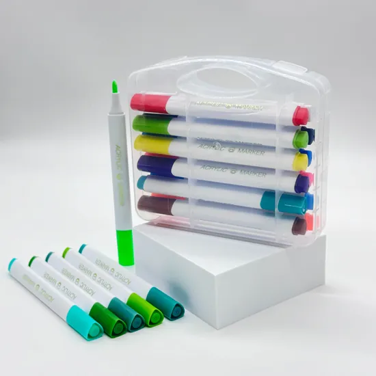 Factory-Direct Acrylic Markers for DIY Paintings with Triangular Barrel