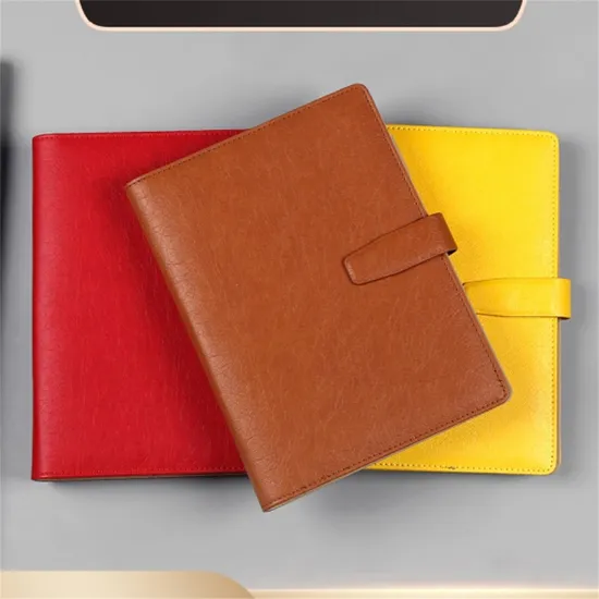 Wholesale Office School Supplies 6 Rings Spiral Business Notepad A5 Custom Notebook