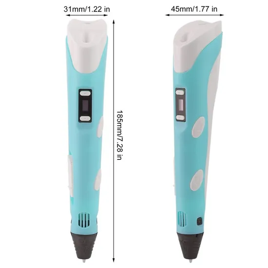 Creative 3D Printing Pen Set with Vibrant PLA Filament