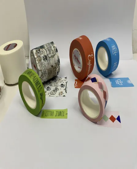 Custom Printed Colored Washi Tape Offer Waterproof DIY Acrylic Customized Scrapbooking Item Crafts Paper Color Design Feature