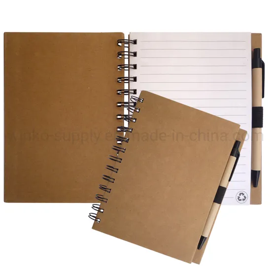 Promotional Recycled Stationery Hard Cover Sticky Notepad for Office and School Supplies
