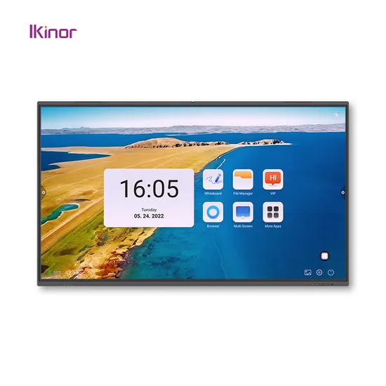 Ikinor 75 Inch Interactive Smart Board Android 11 Dual System for Education and Conference