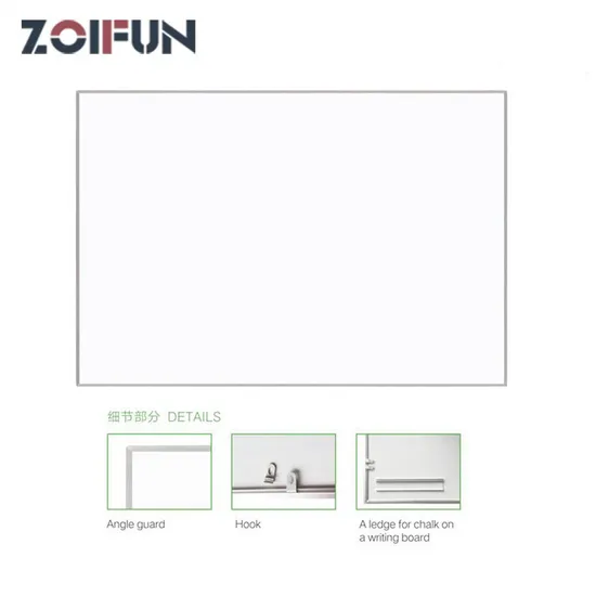Zoifun Wholesale Custom Size Aluminum Frame Magnetic Whiteboards White Board for School