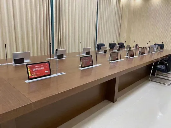 Conference Display System 15.6 Inch LCD Lift with Monitor Meeting Screen
