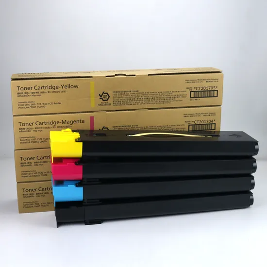 Original Color Toner Cartridge for Xerox 550 560 570 9070 9065 Color Toner CT201702 CT201703 CT201704 CT201705