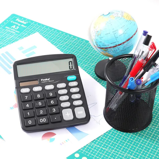 Foska Small Cute Promotional Gift Calculator Student Stationery Portable Student Calculator