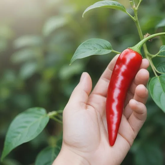 Dried Red Chili Peppers Spice Seasoning Very Spicy