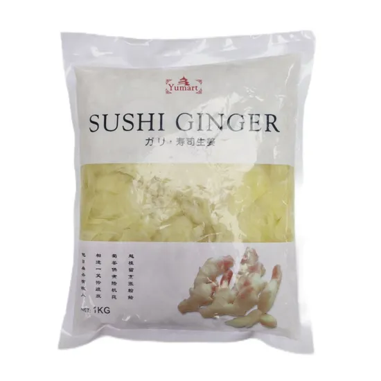 Sweet and Sour White Ginger Slices
