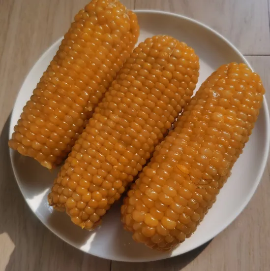 Cooked Sweet Corn COB Cooked Corn for Vegetable Nutritious Breakfast