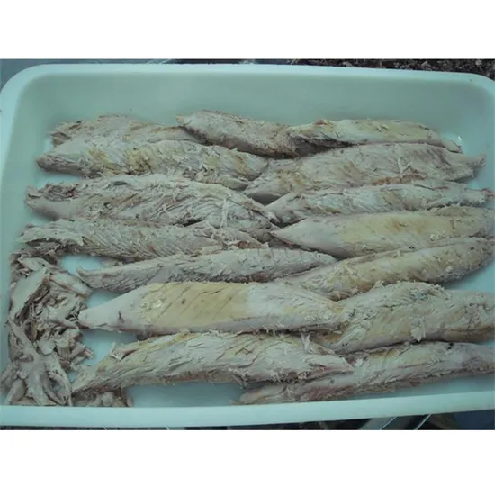 Frozen Pre-Cooked Skipjack Tuna Loins Single Cleaning with No Pieces/Flakes