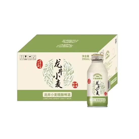 Special Craft Beer with Green Tea Taste in New Bottle Can