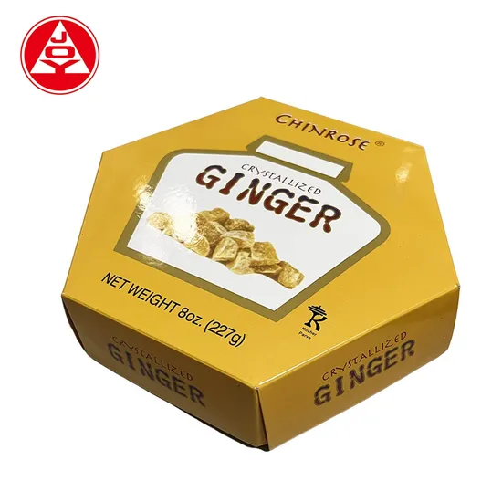 Factory Price Food Candy Golden Yellow Colour Cane Sugar Crystallized Ginger in OEM