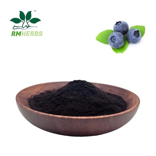 Best Price High Quality Water Soluble Blueberry Extract Powder 5-25% Anthocyanins for Food Supplement