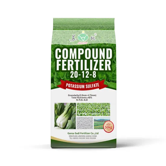 Sulfur-Based 40% Granule Compound Fertilizer 20-12-8