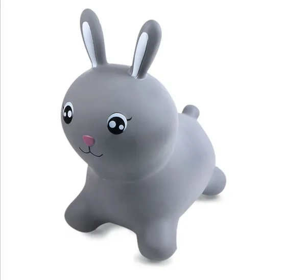 Inflatable Ride on Toy Kids Bounce Animal Hopper Toys Inflatable Jumping Rabbit Toy