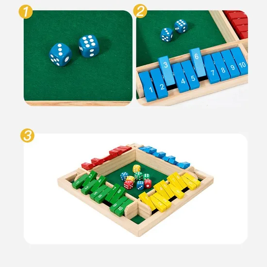 Hot Sell Educational Kid Children Toy Juguete Family Table Toy Wooden Number Toy Baby Toy Funny Interactive Game Toy Drinking Novelty Toy