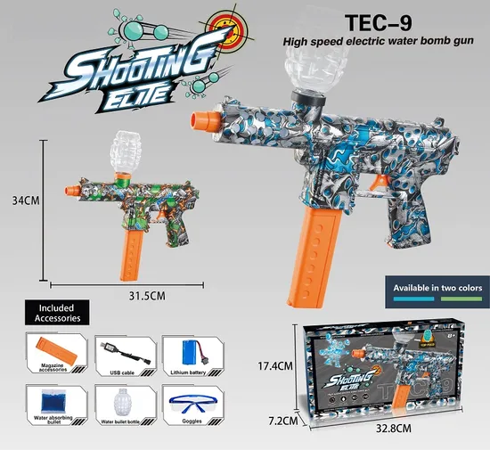 2023 Hot Selling Gel Gun Electric Gun Toy Outdoor Sport Toy Gun Water Gel Beads Burster for Boy Gel Ball Burster